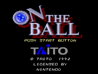 Cameltry title screen for Super Famicom